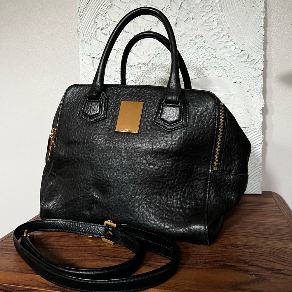 100% Lambskin Leather Satchel Bag